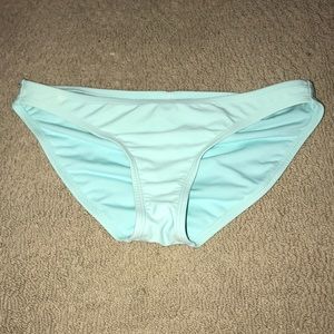 Xhilaration mint green ruched swim bottoms M